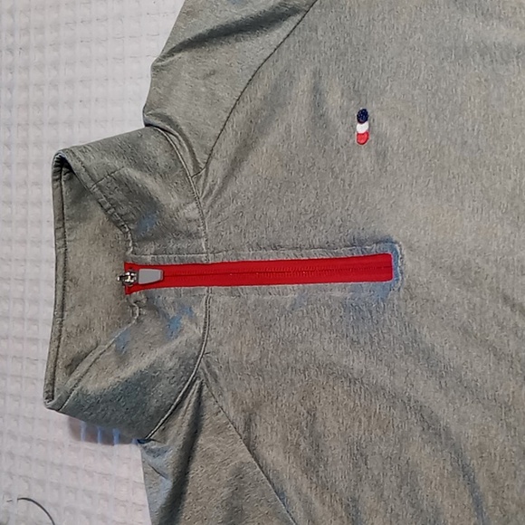 Premiere Equine Chia Technical Training Top Size M Gray Long Sleeve 1/4 Zip - Picture 10 of 15